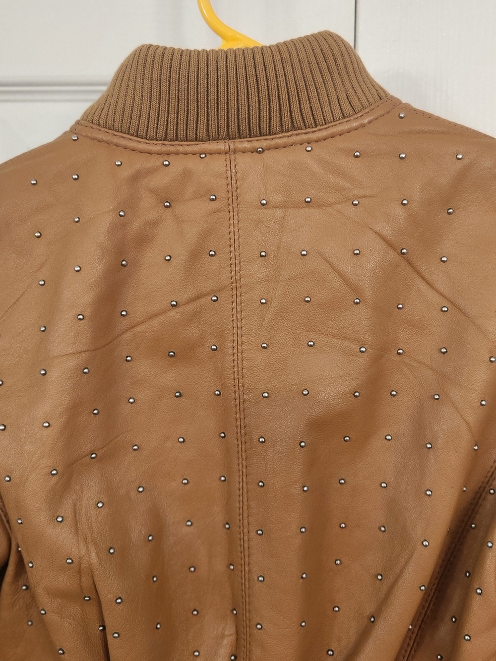 Tail Tan Studded Bomber Jacket - Picture 3 of 4